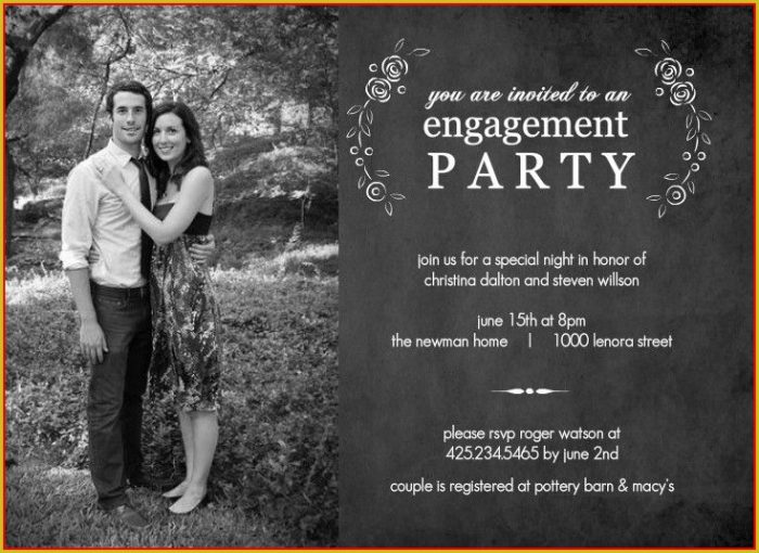Engagement Party Invitation Template Free Engagement Party Invitation Template Free