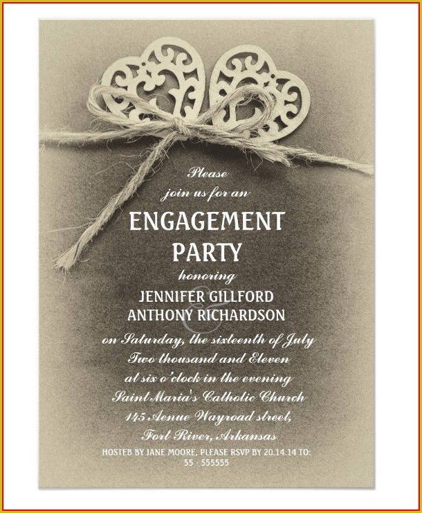 Engagement Party Invitation Template Engagement Party Invitation Template
