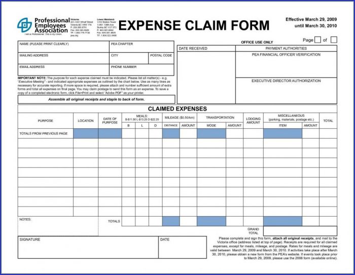 Expense Form Template For Small Business Uk Expense Form Template For Small Business Uk