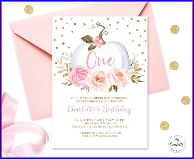 First Birthday Card Template First Birthday Card Template