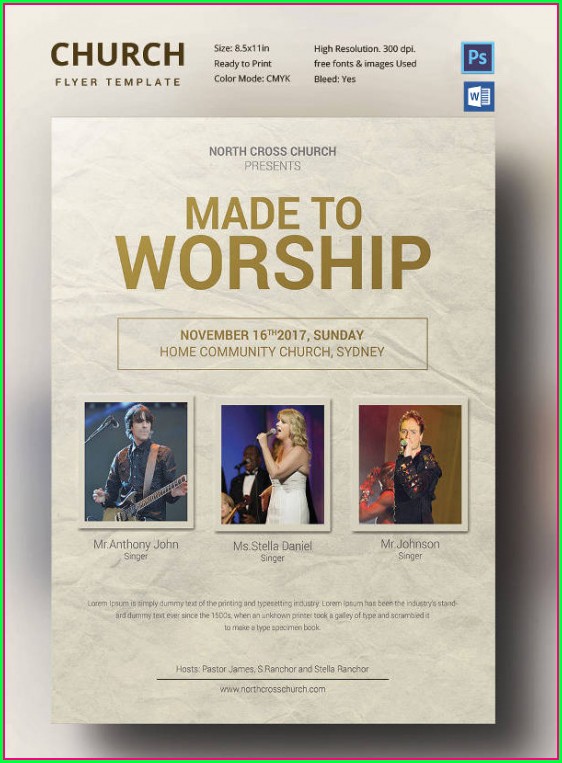Free Church Flyer Templates Microsoft Word Free Church Flyer Templates Microsoft Word