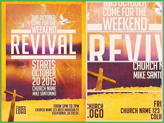 Free Church Flyer Templates Revivals Free Church Flyer Templates Revivals