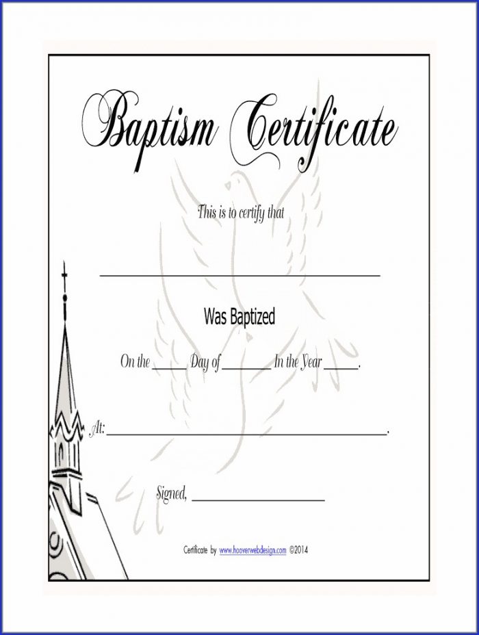 Free Edit Baptism Certificate Template Word Free Edit Baptism Certificate Template Word