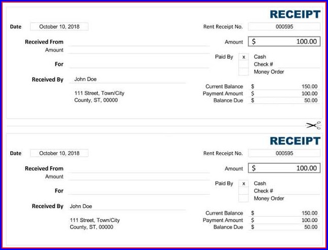 Free Payment Receipt Template Excel Free Payment Receipt Template Excel
