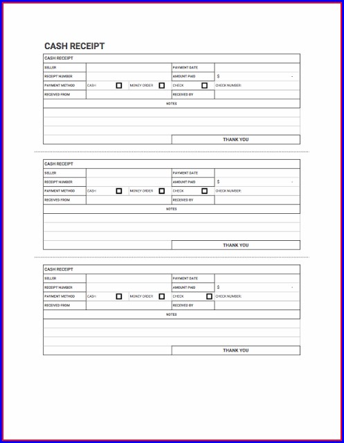 Free Payment Receipt Template Free Payment Receipt Template