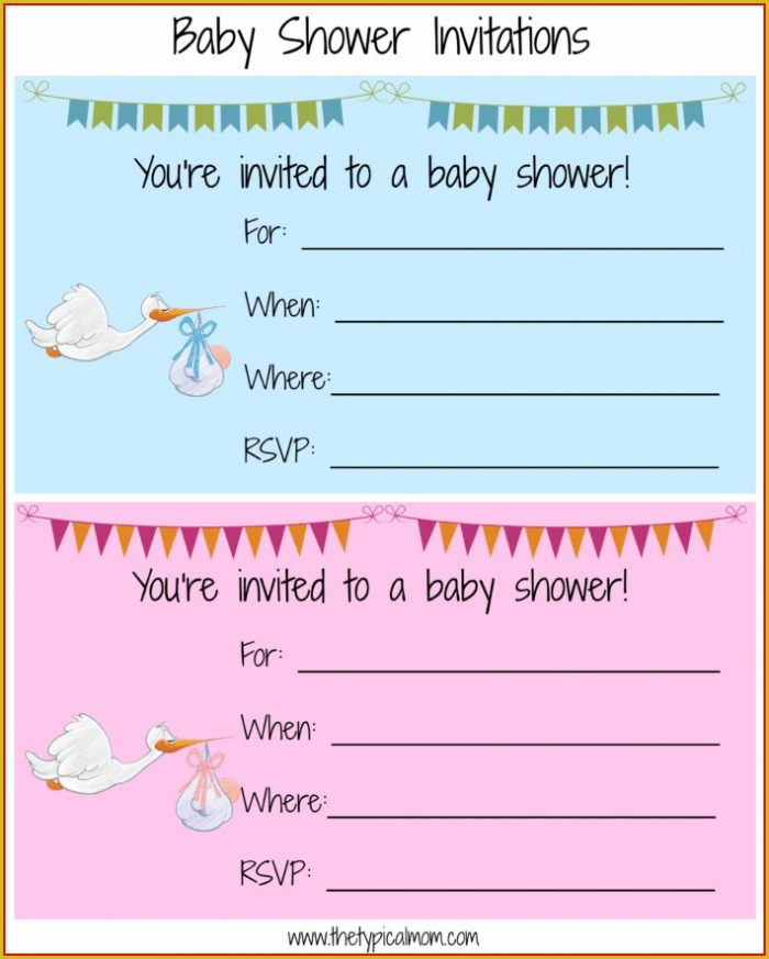 Free Printable Baby Shower Invitation Templates Free Printable Baby Shower Invitation Templates