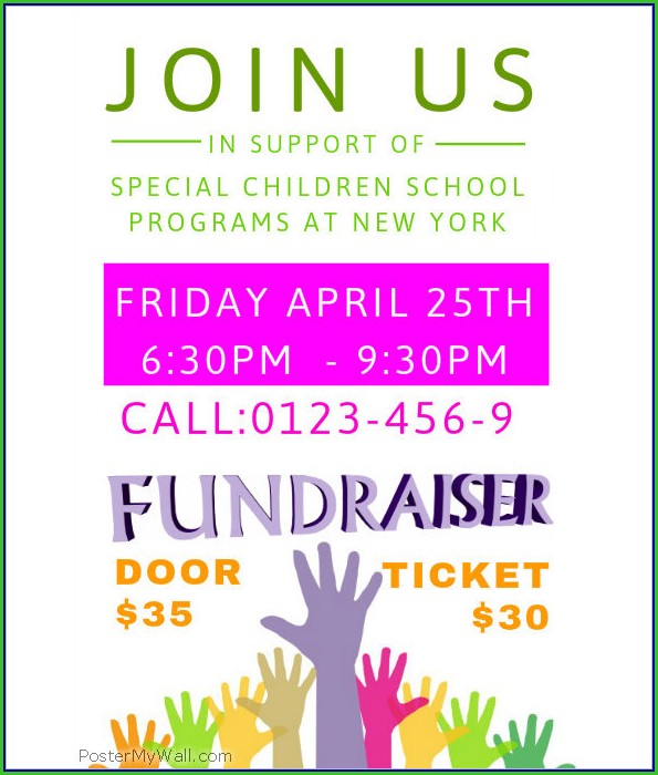 Fundraiser Flyer Templates Free Fundraiser Flyer Templates Free