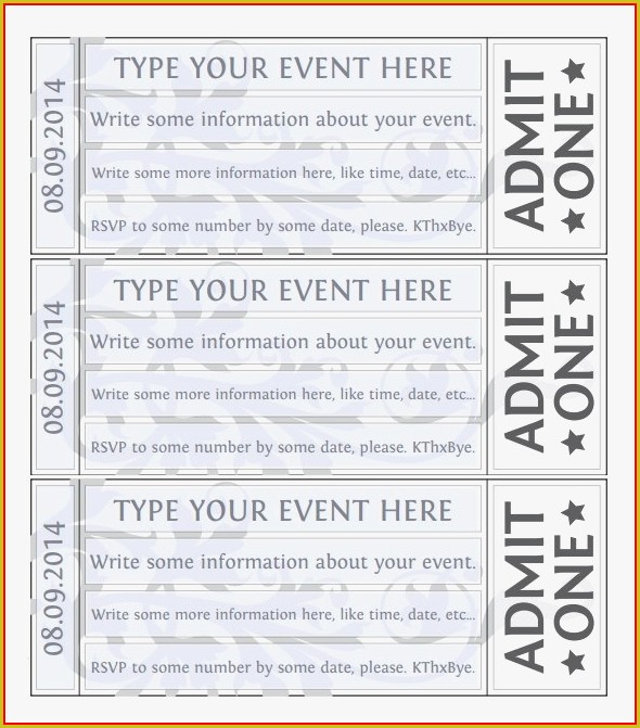 Fundraising Dance Ticket Template Fundraising Dance Ticket Template