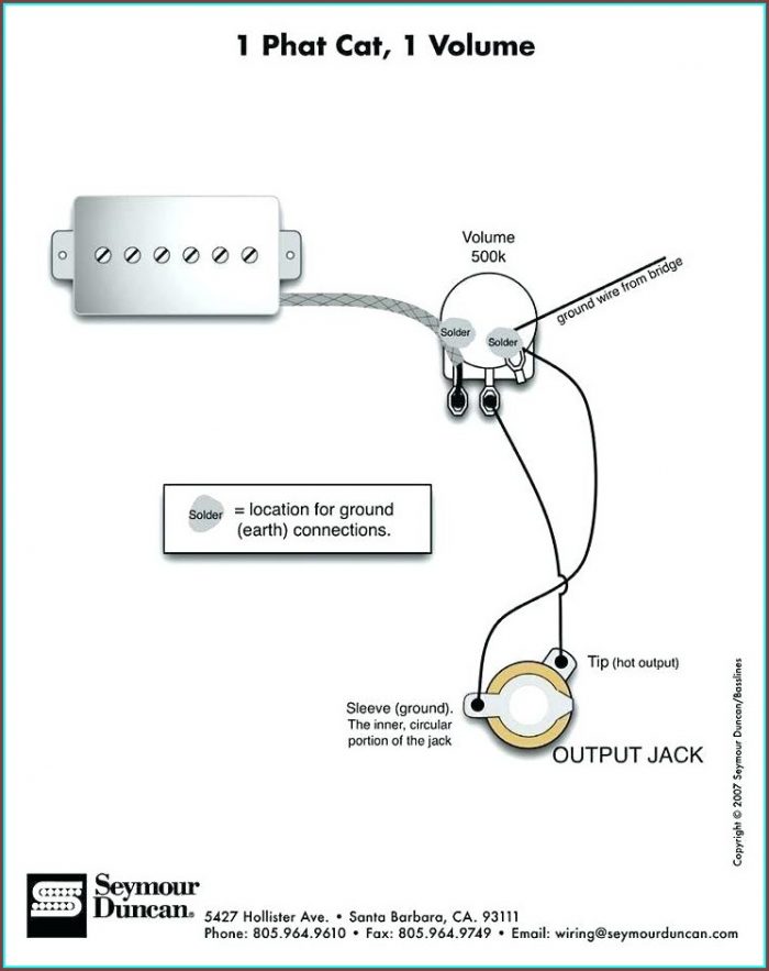 Guitar Wiring Diagrams 1 Pickup Guitar Wiring Diagrams 1 Pickup