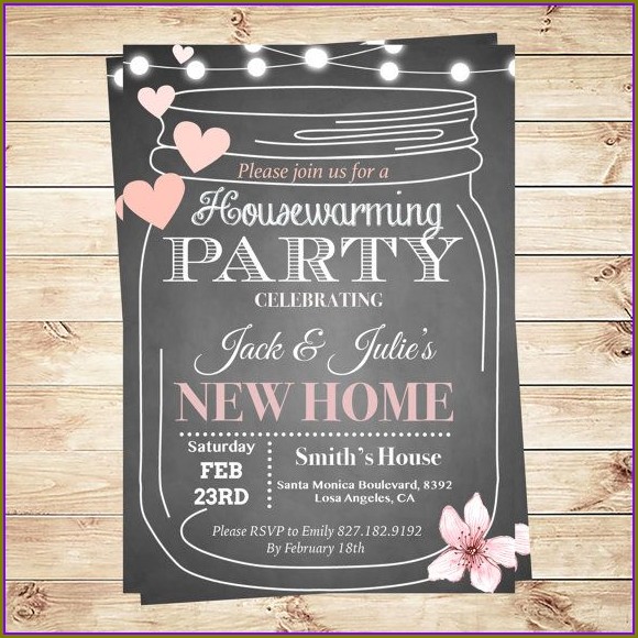Housewarming Party Template Housewarming Party Template