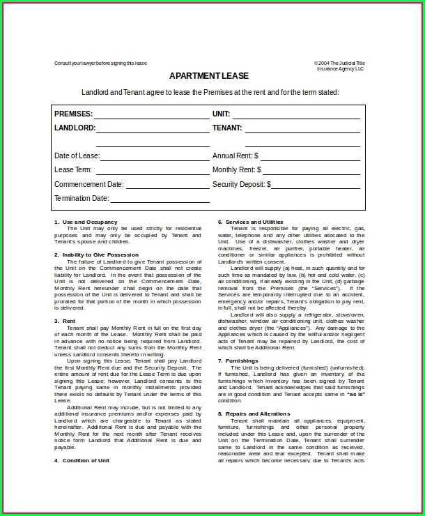 Housing Lease Template Free Housing Lease Template Free