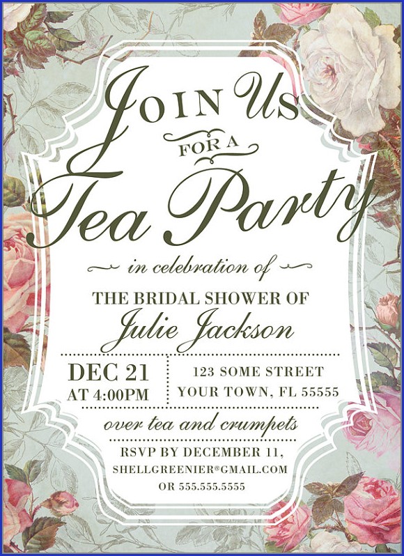 Kitchen Tea Party Invitation Templates Kitchen Tea Party Invitation Templates