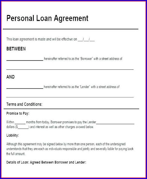 Loan Agreement Templates Uk Loan Agreement Templates Uk