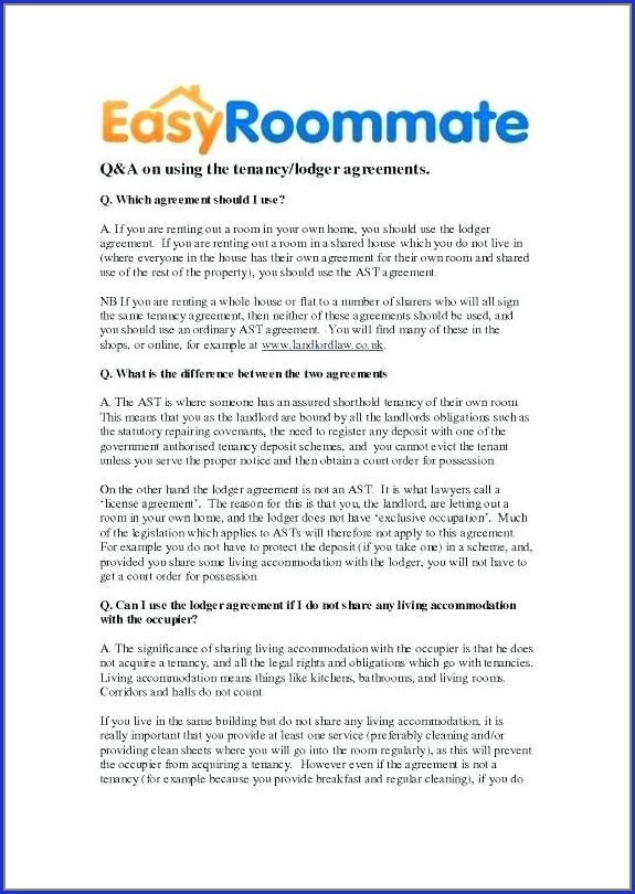Lodger Agreement Template Gov Uk Lodger Agreement Template Gov Uk