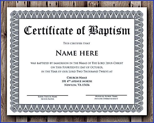 Microsoft Word Baptism Certificate Template Microsoft Word Baptism Certificate Template