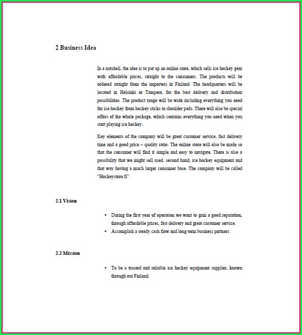 Online Boutique Business Plan Template Online Boutique Business Plan Template