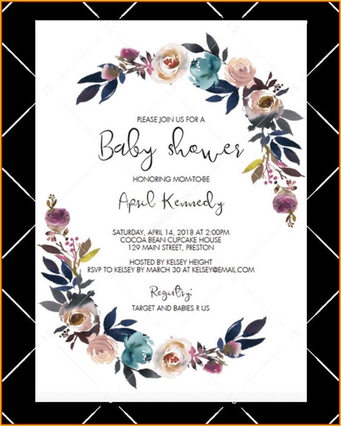 Printable Free Editable Baby Shower Invitation Templates Printable Free Editable Baby Shower Invitation Templates