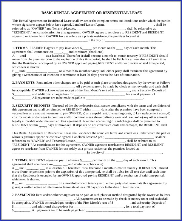 Printable Lodger Agreement Template Printable Lodger Agreement Template