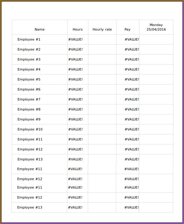 Printable Monthly Employee Schedule Template Printable Monthly Employee Schedule Template