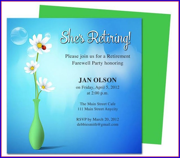 Retirement Party Flyer Template Word Free Retirement Party Flyer Template Word Free