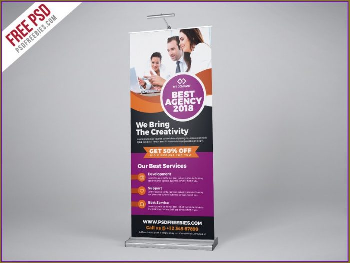 Roller Banner Template Psd Roller Banner Template Psd