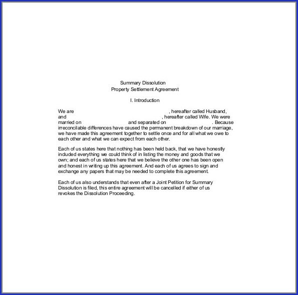 Settlement Agreement Letter Template Settlement Agreement Letter Template