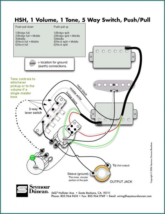 Strat Wiring Diagram 1 Volume 1 Tone Strat Wiring Diagram 1 Volume 1 Tone