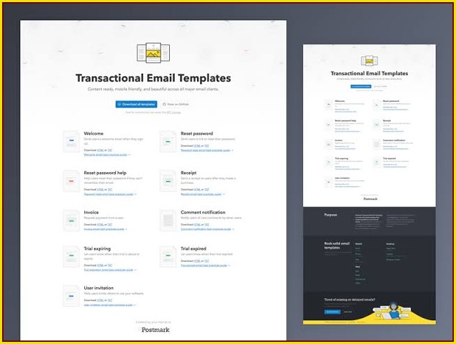 Transactional Email Templates Transactional Email Templates