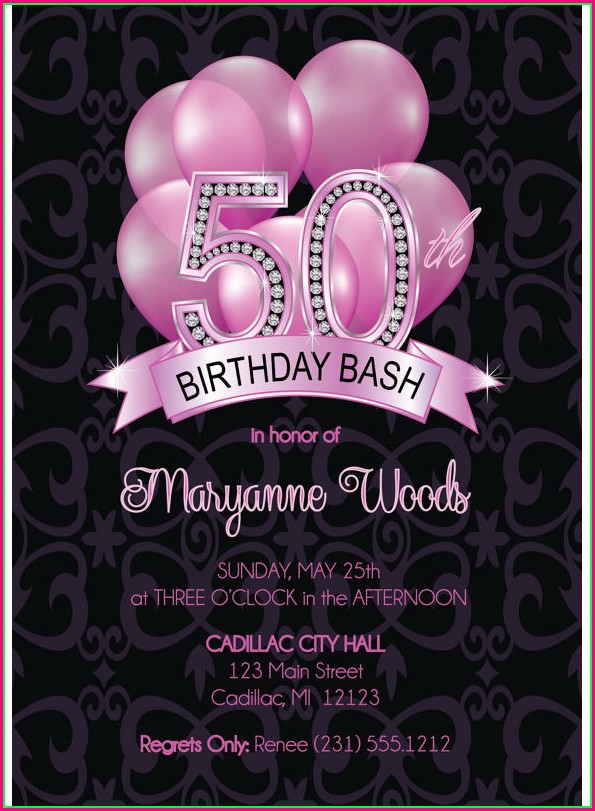 50th Birthday Invitations Templates Free 50th Birthday Invitations Templates Free