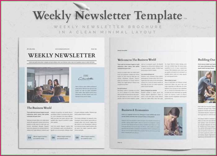 Adobe Indesign Newsletter Templates Adobe Indesign Newsletter Templates