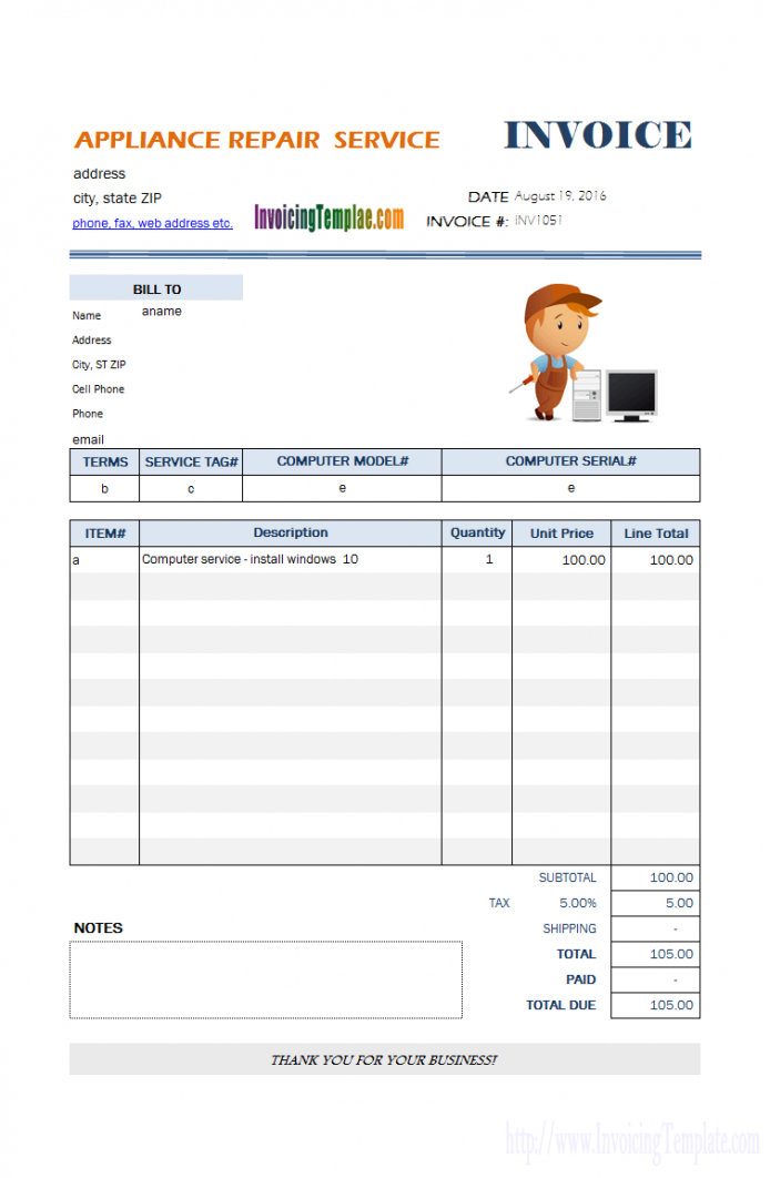 Free Auto Repair Invoice Template Automotive Service Invoice Template Word Blank Free Auto Repair Invoice Template Automotive Service Invoice Template Word Blank