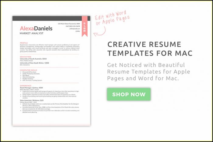 Best Resume Templates For Mac Pages Best Resume Templates For Mac Pages