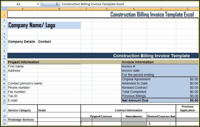 Billing Report Template Excel Billing Report Template Excel