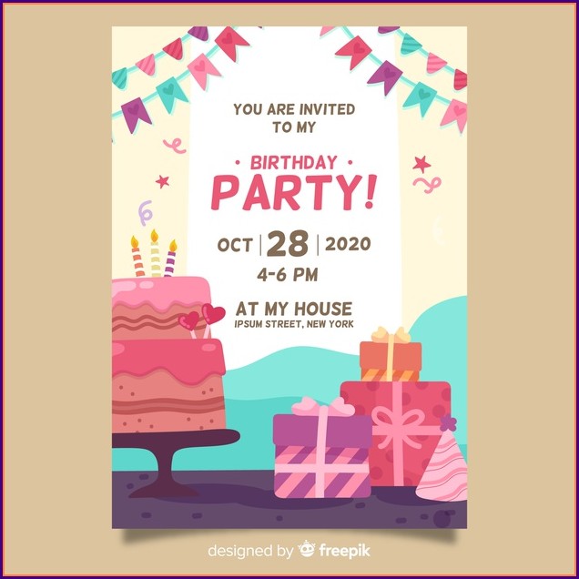 Birthday Party Invites Templates Free Birthday Party Invites Templates Free