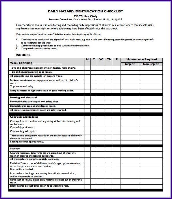 Checklist Template Excel Free Download Checklist Template Excel Free Download