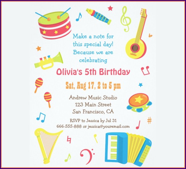 Children's Birthday Party Invites Templates Free Children's Birthday Party Invites Templates Free