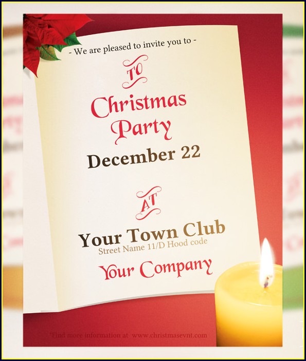 Christmas Invitation Templates For Word Free Christmas Invitation Templates For Word Free