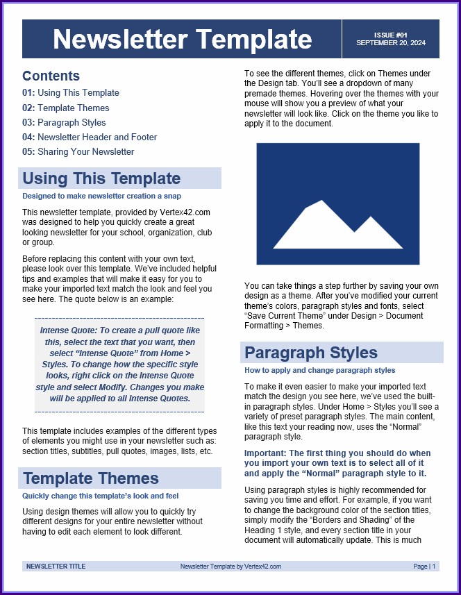 Corporate Newsletter Templates Word Corporate Newsletter Templates Word