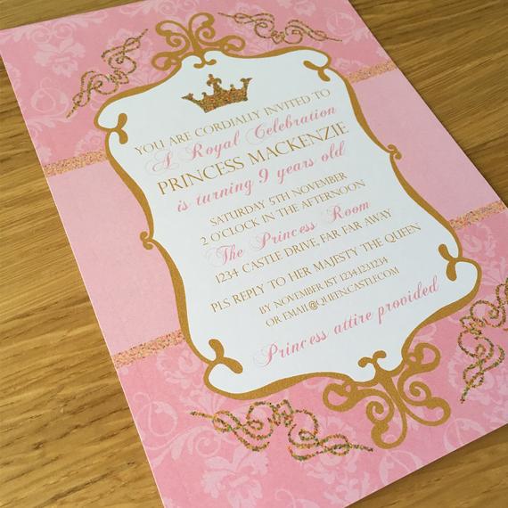 Crown Invitation Template Crown Invitation Template