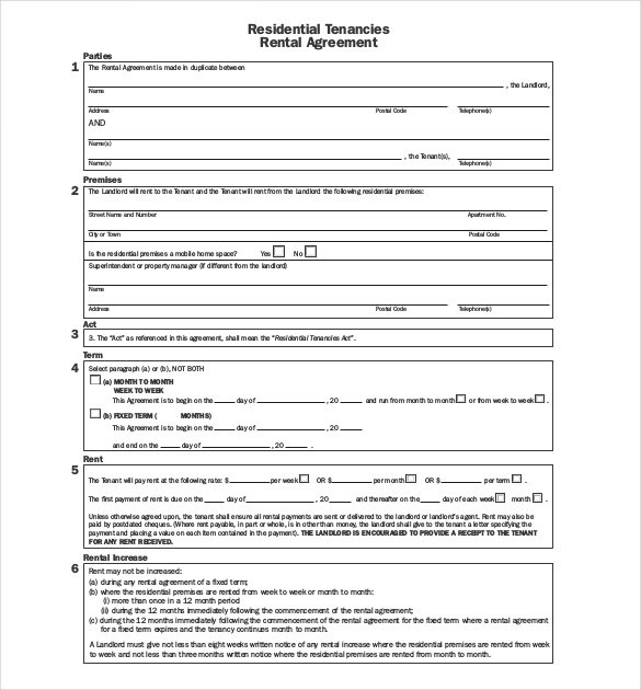 Downloadable Free Tenancy Agreement Template Word Downloadable Free Tenancy Agreement Template Word