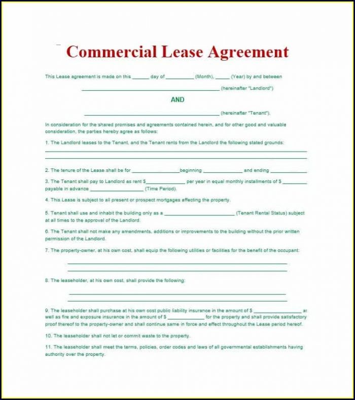 Downloadable Lease Agreement Template Downloadable Lease Agreement Template
