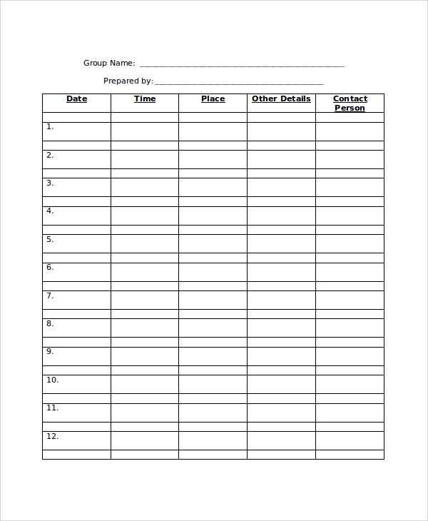 Downloadable Monthly Work Schedule Template Downloadable Monthly Work Schedule Template