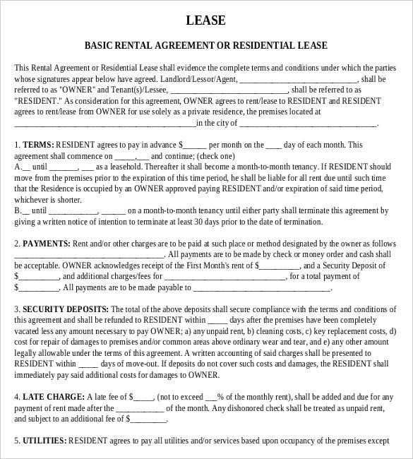 Downloadable Pdf Free Tenancy Agreement Template Word Downloadable Pdf Free Tenancy Agreement Template Word