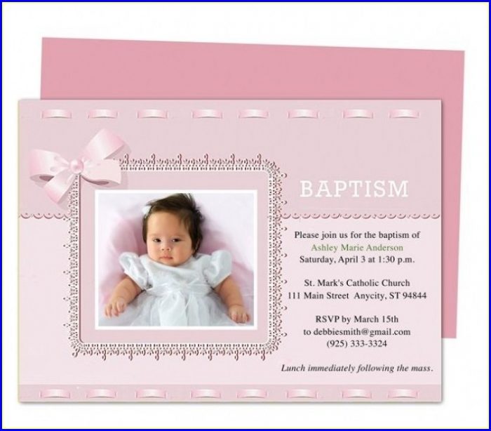 Editable Baptism Invitation Template Free Editable Baptism Invitation Template Free