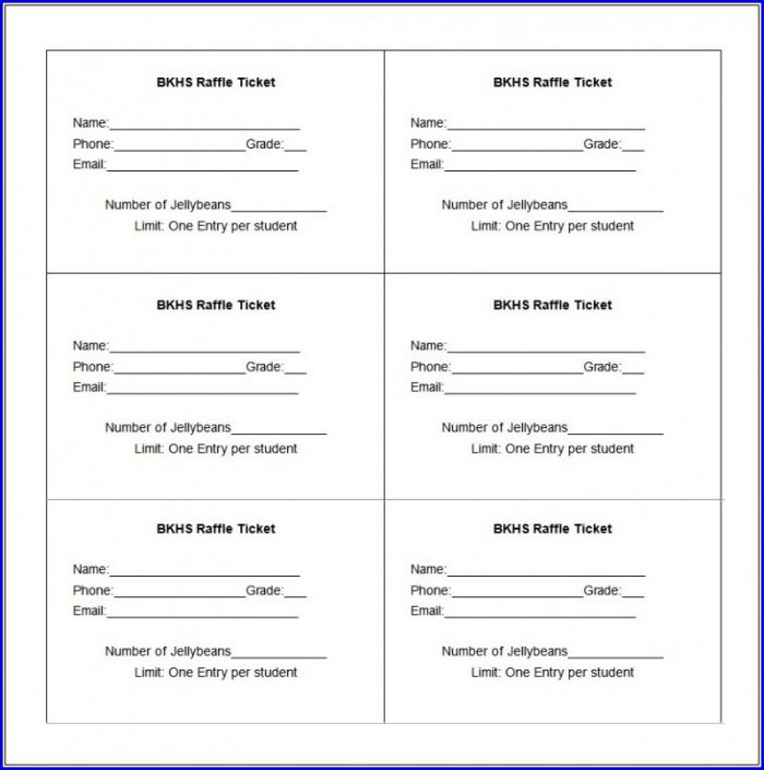 Entry Ticket Template Word Entry Ticket Template Word