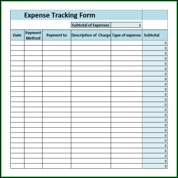 Expense Spreadsheet Template Free Expense Spreadsheet Template Free