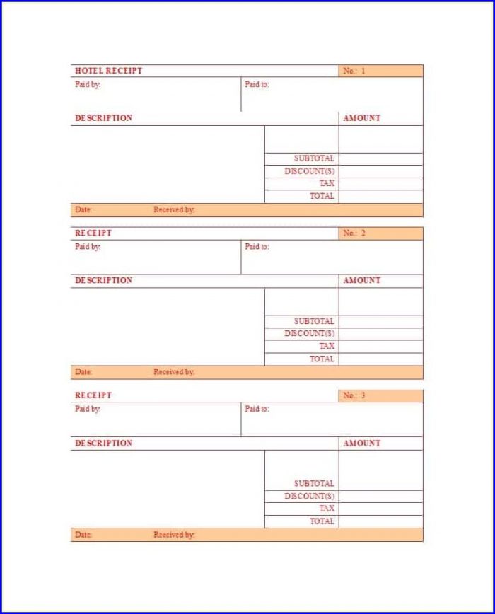 Fake Hotel Receipt Template Pdf Fake Hotel Receipt Template Pdf