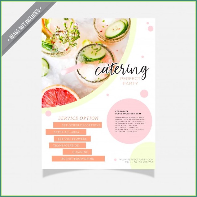 Food Catering Brochure Templates Food Catering Brochure Templates