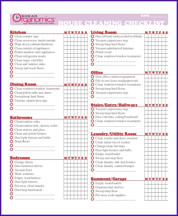 Free Checklist Template Excel Free Checklist Template Excel