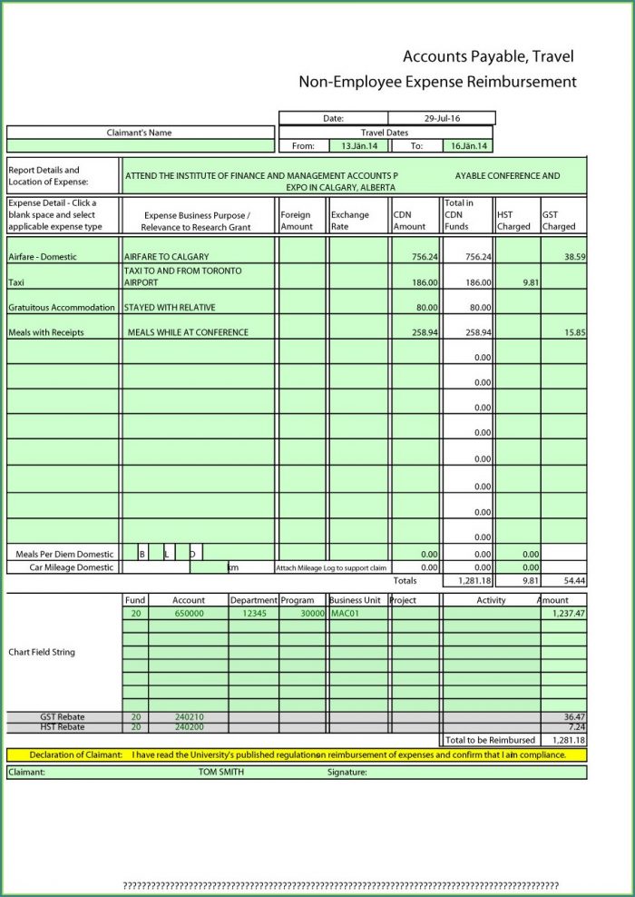 Free Monthly Expense Report Template Excel Free Monthly Expense Report Template Excel
